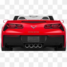2019 Corvette Stingray Rear, HD Png Download - red corvette png