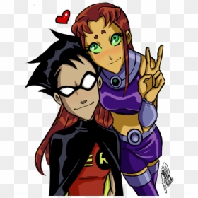 Gretlusky Robin, HD Png Download - teen titans starfire png