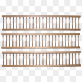 Shelf, HD Png Download - wooden railing png