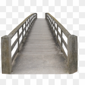 Bridge Png, Transparent Png - wooden railing png
