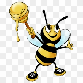 Honey Bee Cartoon Png, Transparent Png - buzzing bee png
