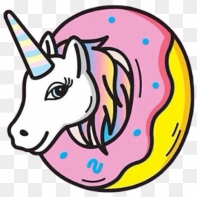 Unicorn With A Donut, HD Png Download - dripping diamond png