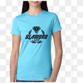 Next Level Ladies' Boyfriend T-shirt 3900, HD Png Download - dripping diamond png