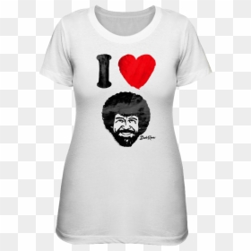Bob Ross T Shirt, HD Png Download - bob ross afro png