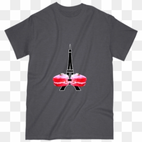 T-shirt, HD Png Download - pink eiffel tower png