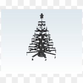 Christmas Tree, HD Png Download - christmas tinsel png