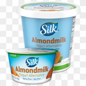 Silk Almond Milk Yogurt Plain, HD Png Download - chobani png