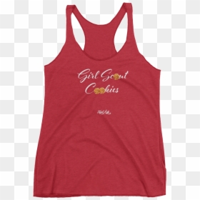 Sleeveless Shirt, HD Png Download - girl scout cookie png