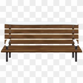 Bench Clipart Png, Transparent Png - wooden bench png