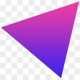 Triangle, HD Png Download - purple triangle png