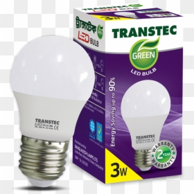 20 Watt Led Bulb Price, HD Png Download - green light bulb png