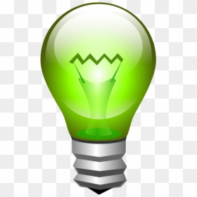 Light Bulb Png Gif, Transparent Png - green light bulb png