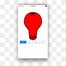 Hot Air Balloon, HD Png Download - green light bulb png