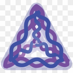 Christmas Tree, HD Png Download - purple triangle png