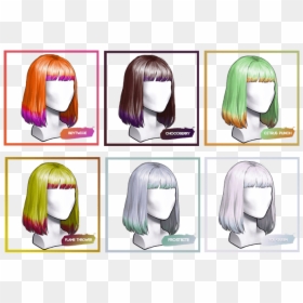 Lace Wig, HD Png Download - hair bangs png