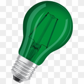 Osram E 27 2w Led, HD Png Download - green light bulb png