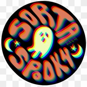 Redbubble Stickers Ghost, HD Png Download - spooky moon png