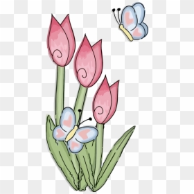 Desenhos Tulipa, HD Png Download - flower bud png