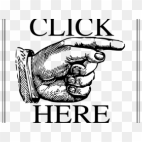 Pointing Finger Clip Art, HD Png Download - click finger png