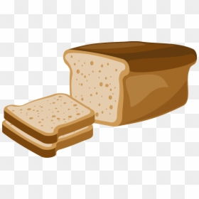 Rye Bread Clipart, HD Png Download - white bread png