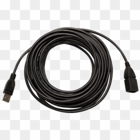 Usb Extension Cable, HD Png Download - electrical cord png