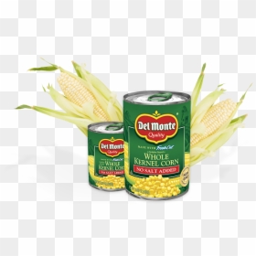 White And Yellow Corn In A Can, HD Png Download - corn kernel png