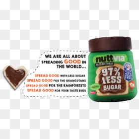 Nutiva Hazelnut Spread Nz, HD Png Download - nutella jar png