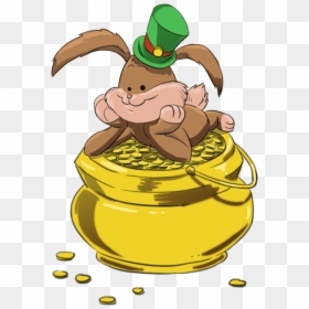 Cartoon, HD Png Download - st patrick's day pot of gold png