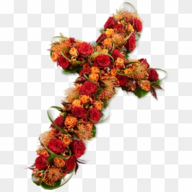 Holy Cross Png, Transparent Png - flower cross png