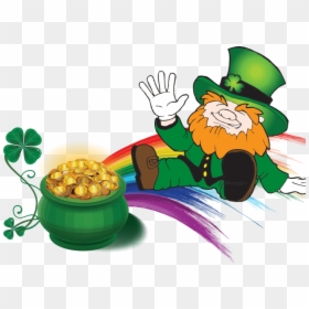 Cartoon, HD Png Download - st patrick's day pot of gold png
