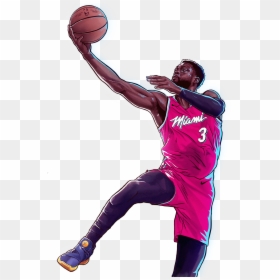 Transparent Dwyane Wade Png, Png Download - dwyane wade bulls png