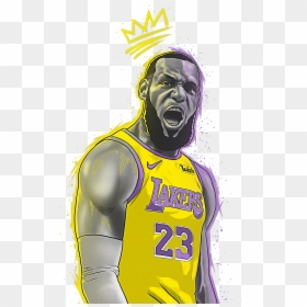 Lebron Illustration, HD Png Download - dwyane wade bulls png