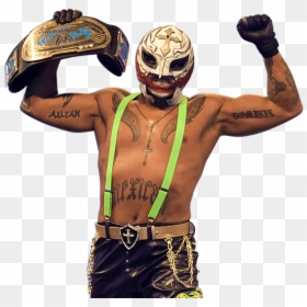 World Heavyweight Championship Rey Mysterio, HD Png Download - dwyane wade bulls png
