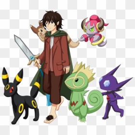 Lord Of The Rings Pokemon Crossover, HD Png Download - frodo baggins png
