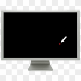 Computer Monitor, HD Png Download - glowing red dot png