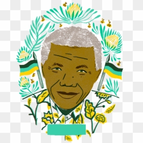 Nelson Mandela Cartoon Png, Transparent Png - mandela png