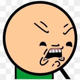 Cyanide And Happiness Faces, HD Png Download - disgusted face png
