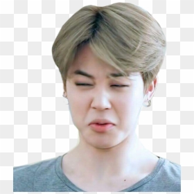Bts Jimin Meme Face, HD Png Download - disgusted face png