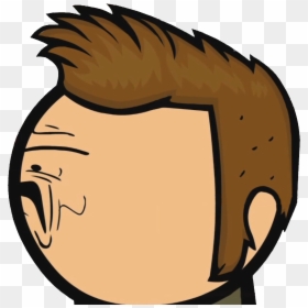 Cyanide And Happiness Png Gif, Transparent Png - disgusted face png