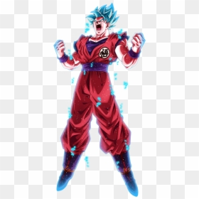 Super Saiyan Blue Kaioken Goku Png, Transparent Png - vhv