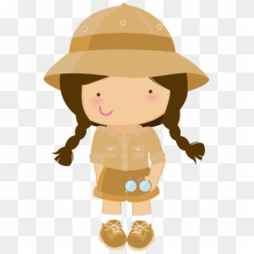 Safari Girl Clip Art Png, Transparent Png - fedora clipart png