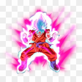 Kaioken X10 Goku Ssj Blue Png, Transparent Png - kaioken png