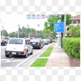City Car, HD Png Download - green street sign png