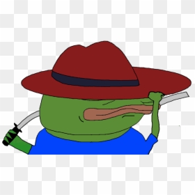 Sword Pepe, HD Png Download - fedora clipart png