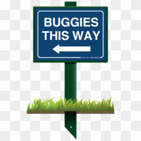 Please Repair Your Pitchmarks, HD Png Download - green street sign png