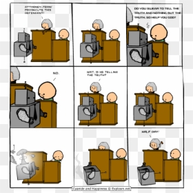 Cyanide And Happiness Robot, HD Png Download - cyanide and happiness png