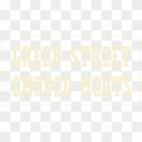 Green Street Smoked Meats Logo, HD Png Download - green street sign png