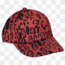 Mini Rodini Leopard Cap, HD Png Download - red baseball hat png