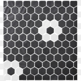 Black Hexagon Tiles Texture, HD Png Download - liston negro png