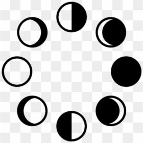 Moon Cycle Tattoo Circle, HD Png Download - moon cycle png